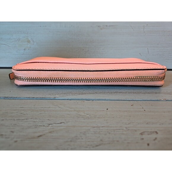 Kate Spade Pink Wallet Zipper, Women Leather Holds Cash Coins Credit Cards 7×3 - Picture 4 of 15